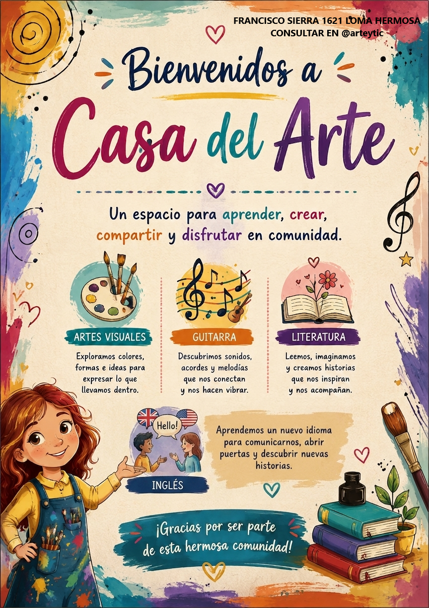 Folleto Casa del Arte